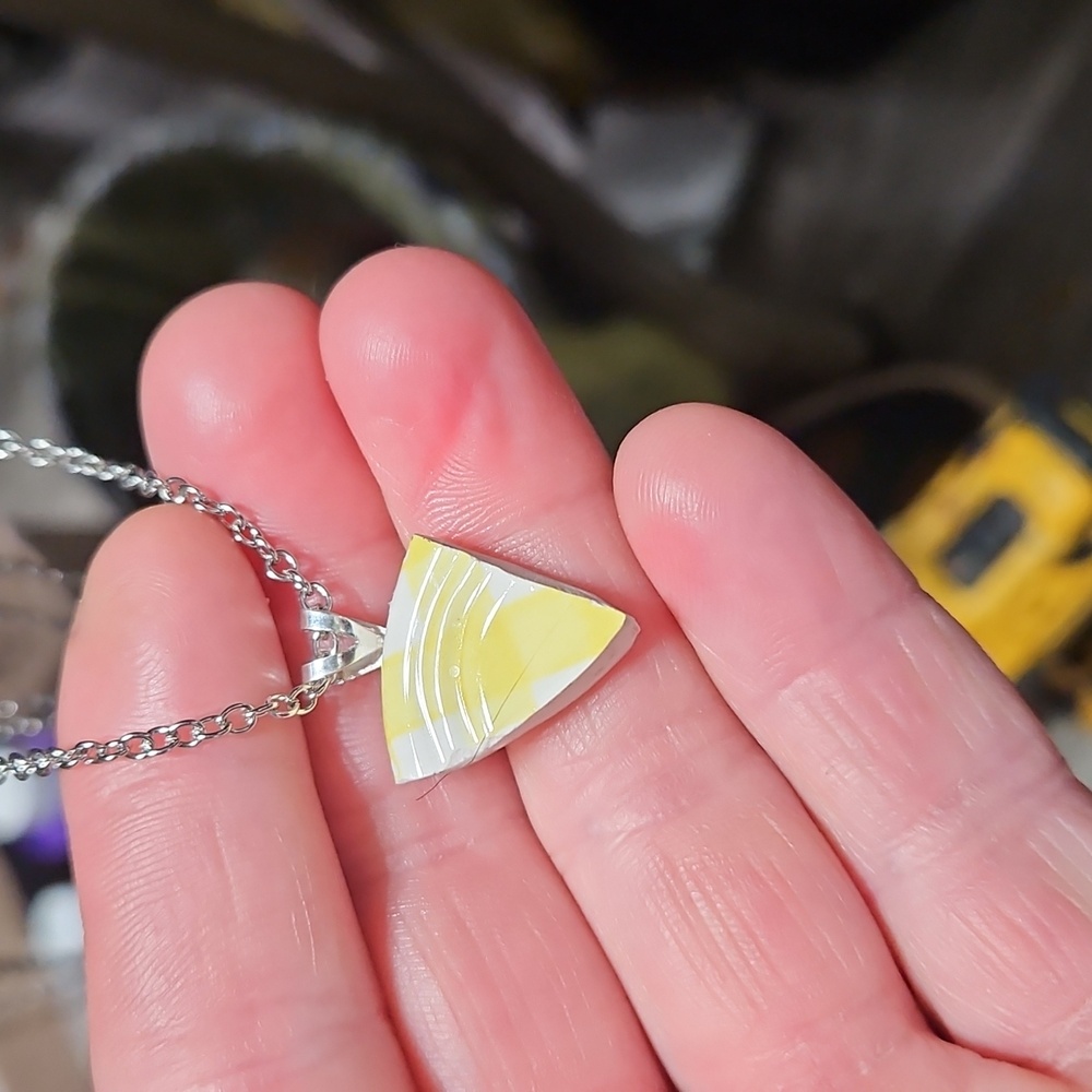 Broken China necklace